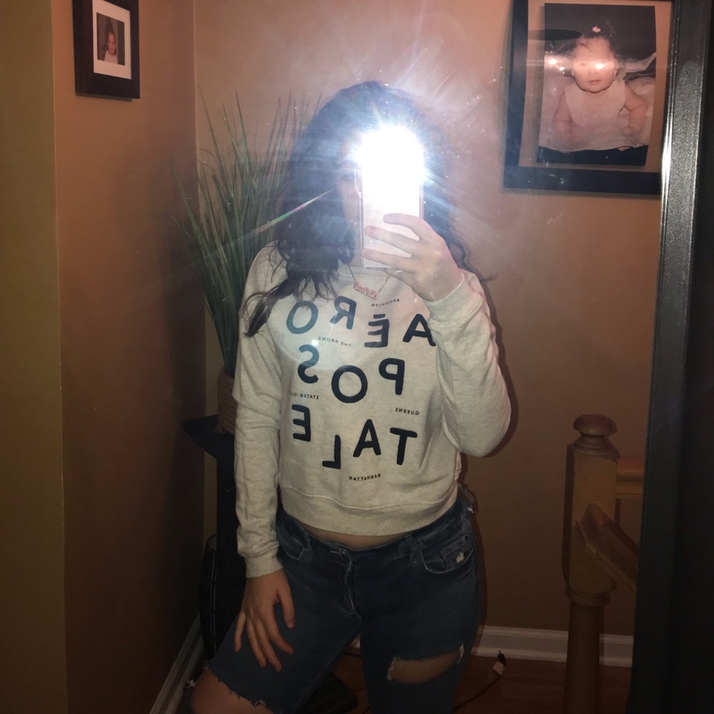 Aeropostale cropped sweater